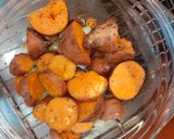Foto del paso 5 de la receta: Churrasco al horno acompañado de patatas y boniatos al Romero