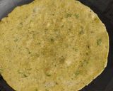 A picture of step 6 of Singhare & kuttu thepla.