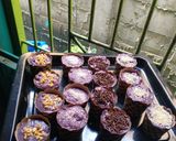 Foto langkah ke 2 dari resep Muffin Ubi Ungu.