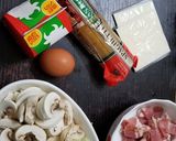 A picture of step 1 of Cheaper Option for Carbonara.