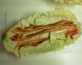 A picture of step 1 of My Variation on Layered and Steam-Cooked Pork Belly and Chinese Cabbage.