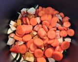 A picture of step 4 of Basically basic veggie soup.