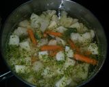 A picture of step 1 of Chunky mash.