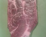 A picture of step 1 of Pepper steak.