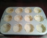 A picture of step 8 of Apple Pies in Muffin/Cupcake Tins.