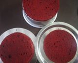 A picture of step 4 of Red Velvet Cake.