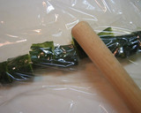 A picture of step 2 of Broken Up Cucumber with Sesame Vinegar.