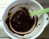 A picture of step 5 of Heart-Shaped Petit Chocolate Cakes For Valentine's Day.