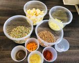A picture of step 1 of Creamy Sweet Potato and Wheat Berry Soup.