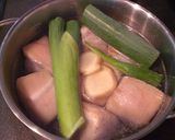 A picture of step 3 of Stewed Pork Chunks, Rafutee-style.