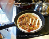 A picture of step 5 of Mochi Pizza Made in a Frying Pan.