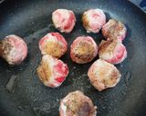 A picture of step 5 of Meat-Wrapped Temari Pinchos.