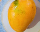 A picture of step 1 of Mango Shake.