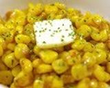 A picture of step 6 of Browned Corn with Butter and Soy Sauce.