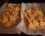 A picture of step 2 of Nachos with Avocados.