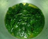 A picture of step 2 of Sham Savera / Palak Paneer Kofta.