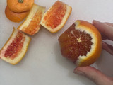 Blood orange and bitter leaf salad