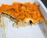 Foto langkah ke 6 dari resep Tuna Mentai Rice (panggang oven) no torch.