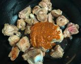 A picture of step 3 of Balti Gosht.