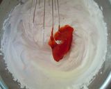 A picture of step 4 of Strawberry Whipped Cream.