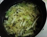 A picture of step 4 of Thick Chinese Soup with Chinese Cabbage and Egg.