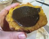 A picture of step 5 of Patacones.