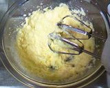 A picture of step 3 of Marbled Matcha Pound Cake.