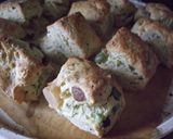 A picture of step 9 of Green Tea & Amanatto Scones.