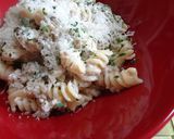 A picture of step 6 of Minced Meat & Cheese Cream Pasta.