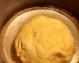 A picture of step 5 of TL's Cinnamon Rolls with cream cheese icing.