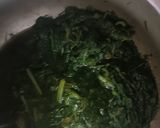 A picture of step 1 of Palak paneer.