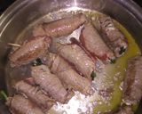 Foto del paso 3 de la receta: Rollitos de carne, rellenos de espinacas!