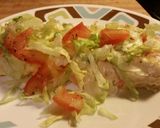 A picture of step 5 of Chicken Enchiladas.