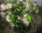 A picture of step 6 of Beef Pulao 😋.