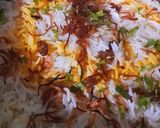 A picture of step 9 of Hydrabadi Chicken Biryani.