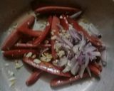 A picture of step 7 of Stir fried sauteed smokies #mykidsfavouritedishcontest.