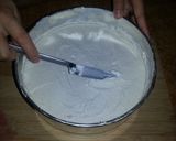 A picture of step 4 of No Bake-Cinnamon cheesecake.