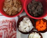 A picture of step 1 of From a Chef's Kitchen! The Secret to Easy and Super Delicious Tonjiru (Pork Miso Soup).