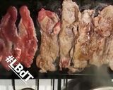 Foto del paso 3 de la receta: Plancheta|Bife a la pimienta/verdura salteada y arroz/ajo/verdeo