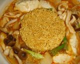 A picture of step 2 of Sort-of Kimchi Hot Pot.