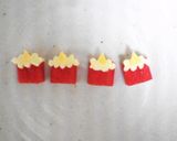 A picture of step 3 of Setsubun Character Bento Crabstick Demons.