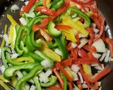 A picture of step 1 of Sausage & Peppers Skillet.