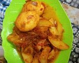 Foto langkah ke 4 dari resep Balado kentang dan telor.