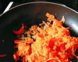 A picture of step 1 of Carrot Halwa.