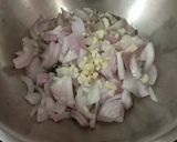 A picture of step 3 of Sprouted chavli (black eyed beans)usal.