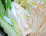 A picture of step 3 of Dan Dan Noodle Hot Pot with Lots of Cabbage and Bean Sprouts.
