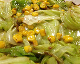 A picture of step 6 of Cabbage and Corn Stir Fried In Butter.
