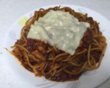 A picture of step 7 of Onion Spageti.
