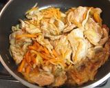 A picture of step 6 of Ginger Pork with Grated Daikon Radish.