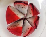 Hình bước làm 3 của món Jelly thanh long